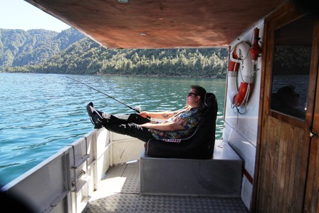 During your conference or meeting here at our Rotorua lodge, take a cruise on our boat, the MV Waiora